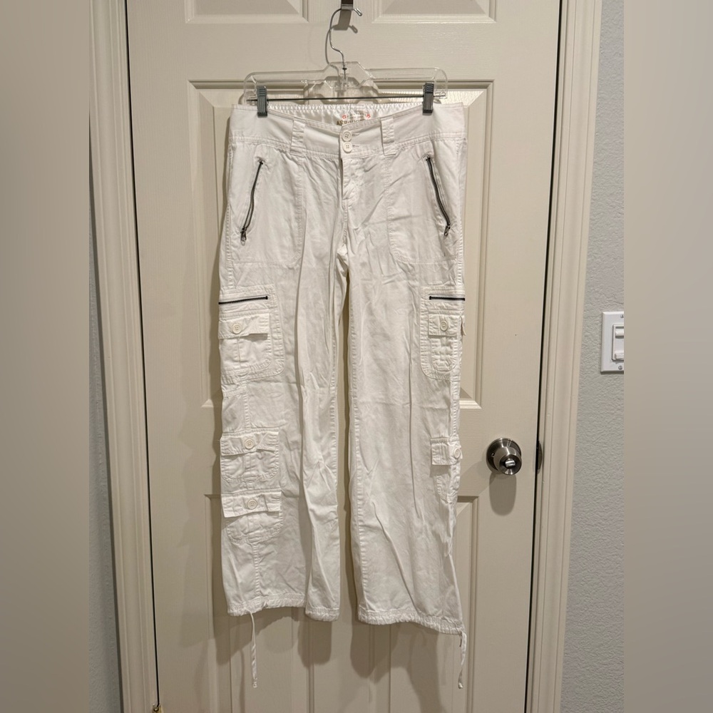 Aeropostale Junior White Cargo Pants
